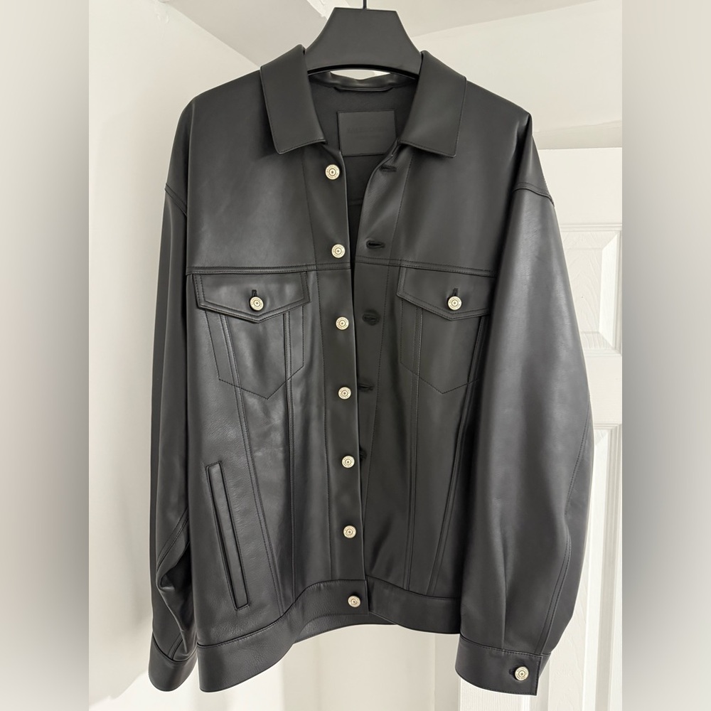 Balenciaga Garde Robe Leather shirt jacket size 1